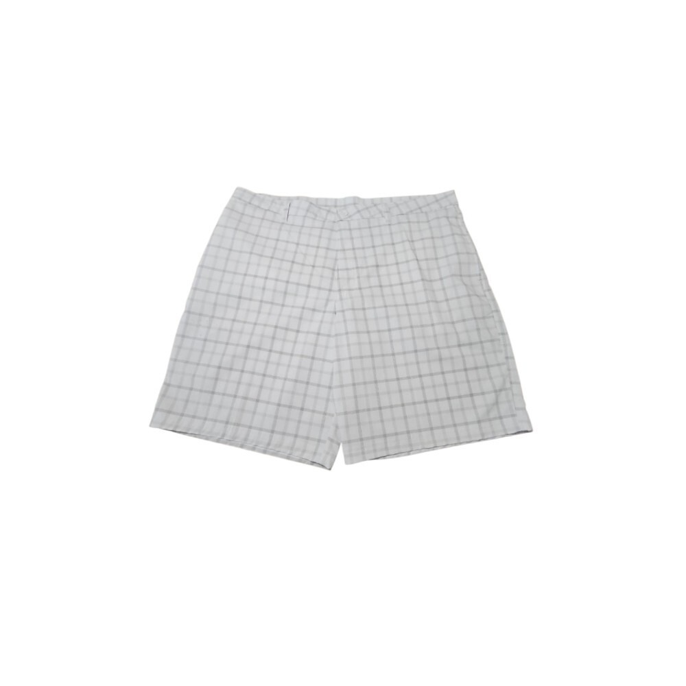 Champion Men's White & Gray Plaid Shorts Size 40